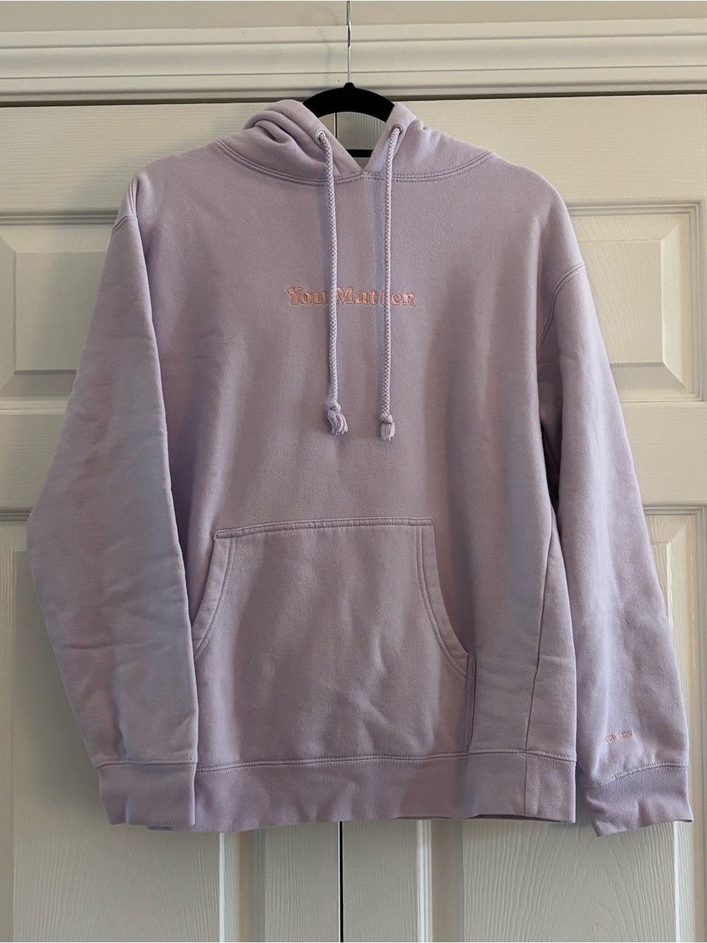 You Matter by Demetrius Harmon Purple Pullover Hoodie Sweatshirt